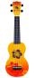 Preview: Ukulele "Hibiscus" inkl. Tasche, orange burst